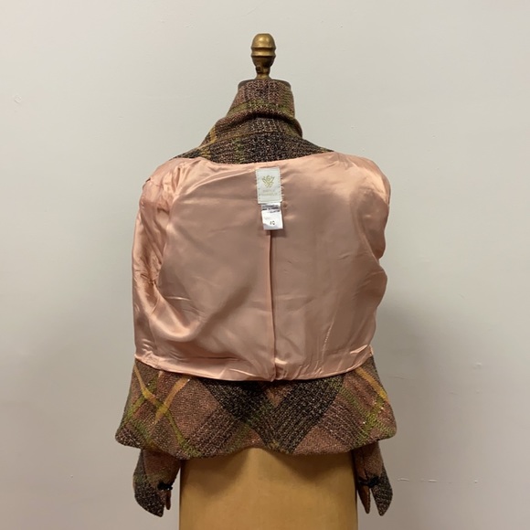 Beautuful PAULE VASSEUR Plaid Wool Blazer - Picture 10 of 10